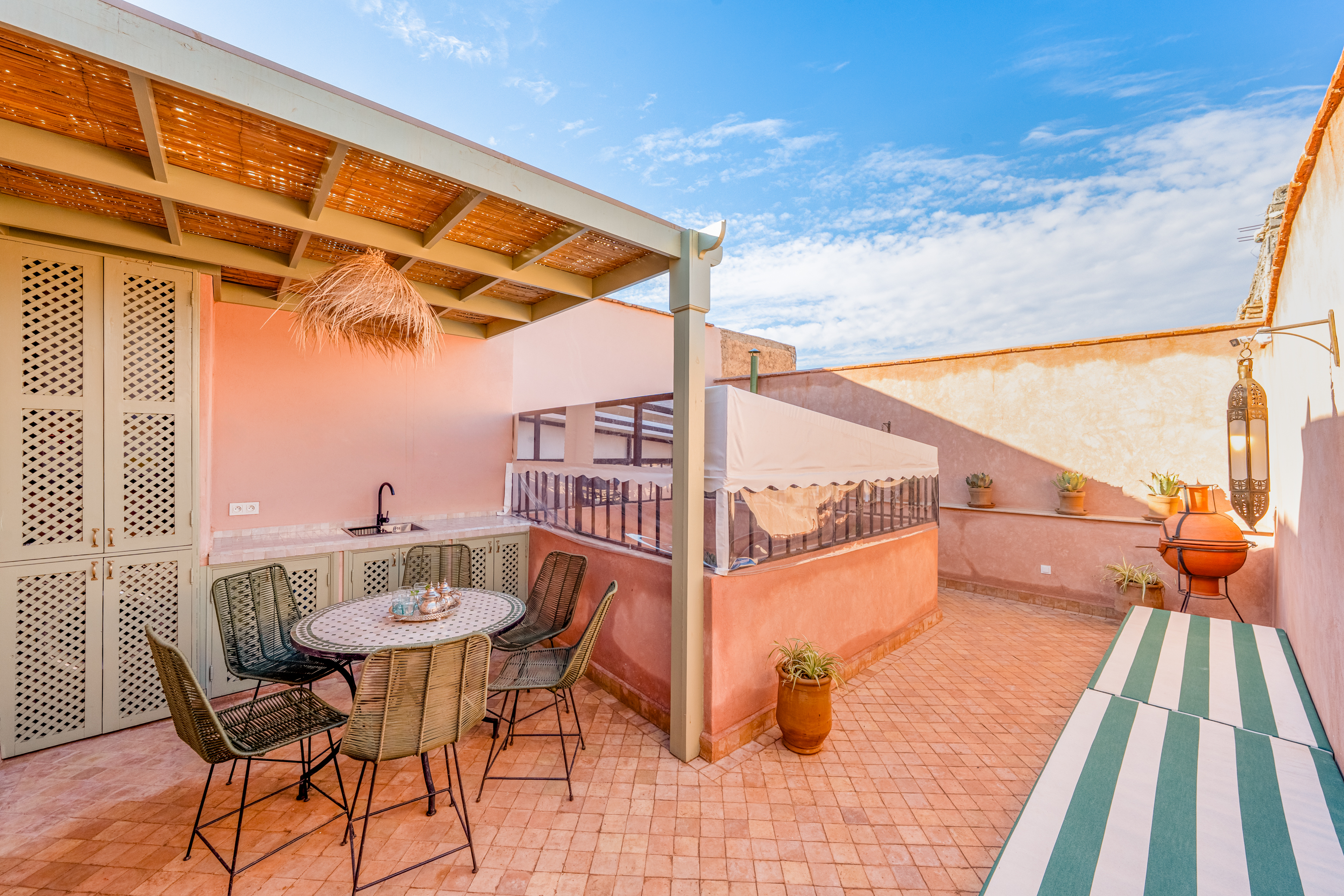 Terrace at Riad Jewelbox.