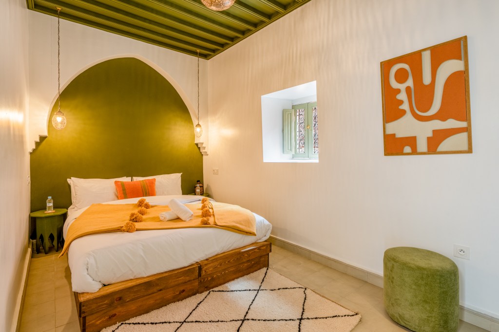 Bedroom in Riad Jewelbox.